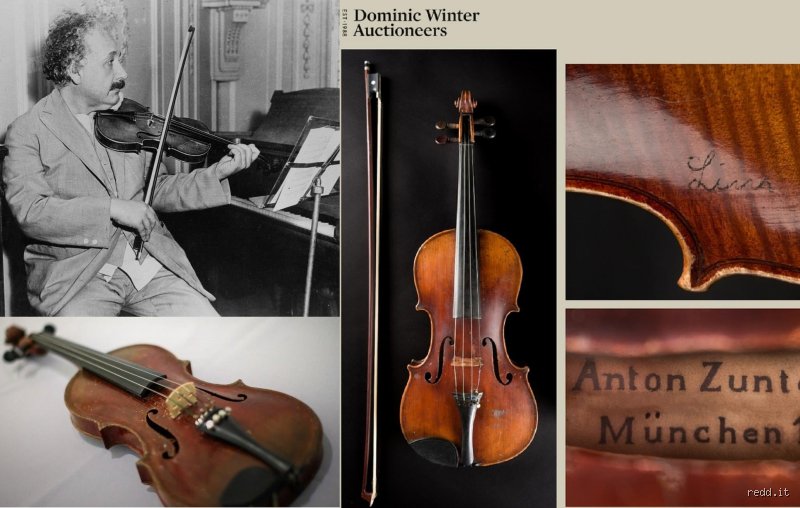 ¿Por cuánto se vendió el violín de Einstein?