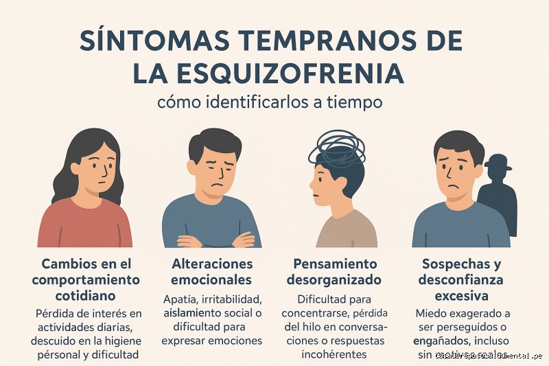 ¿Cuáles son los primeros signos de la esquizofrenia?
