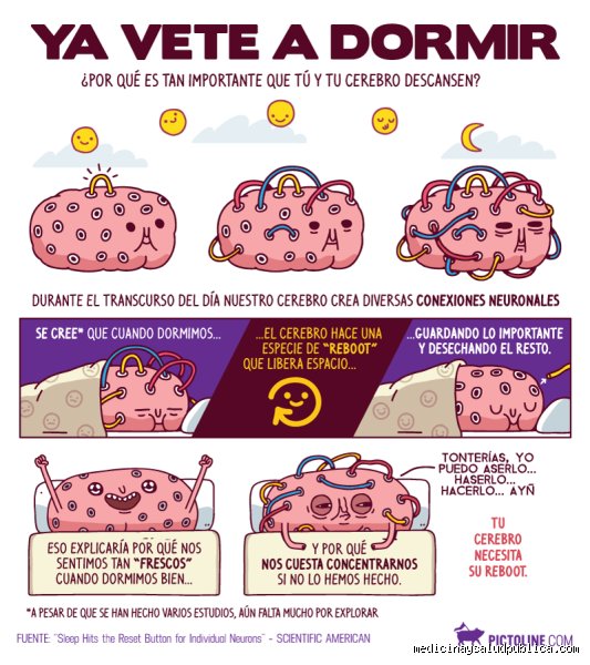 ¿Qué pasa con el cerebro si no duermo una noche entera de forma prolongada?