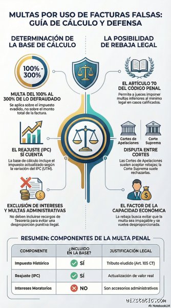 ¿Cuál es la multa por declarar facturas falsas?