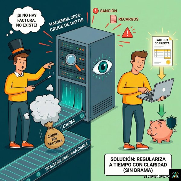 ¿Puedo cobrar sin factura? Guía definitiva sobre los límites legales y el mito del salario mínimo