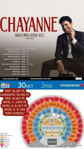 ¿Cuánto cuesta ver a Chayanne en vivo? Guía completa de precios, zonas y el valor real del boleto