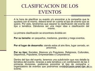 Guía definitiva sobre cómo se clasifican los eventos: una radiografía profunda de la industria del encuentro humano