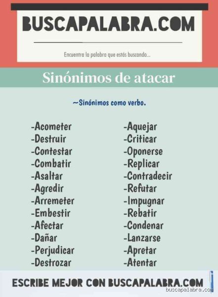 ¿Cuál es un sinónimo de atacar ferozmente y cómo usarlo en la escritura?