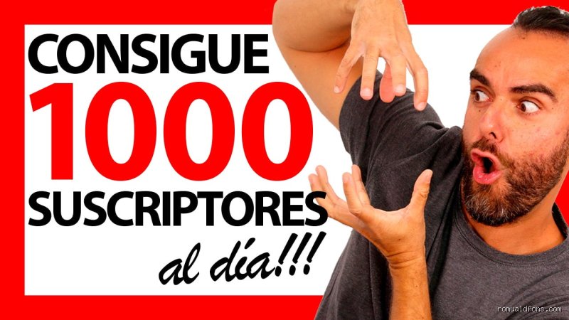 La guía definitiva de crecimiento acelerado: ¿Cómo conseguir 1000 suscriptores en YouTube en un día gratis y sin trucos baratos?