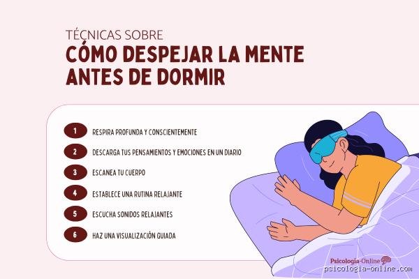 Cómo relajar el cerebro para poder dormir cuando el ruido mental parece no tener un interruptor de apagado