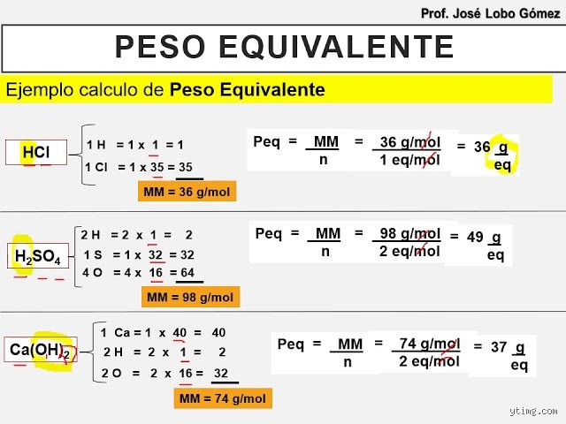 Descubre cómo se calculan los equivalentes: la guía definitiva para dominar la química de las reacciones sin morir en el intento