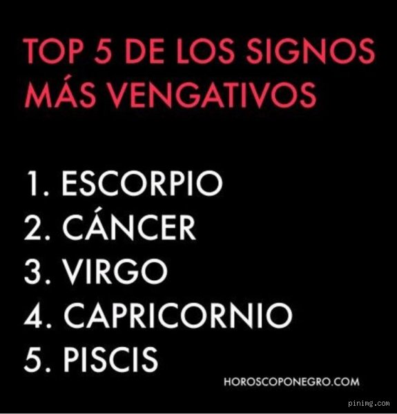 Guerra de astros y rencores: Descubre cuál es el signo más vengativo del zodiaco