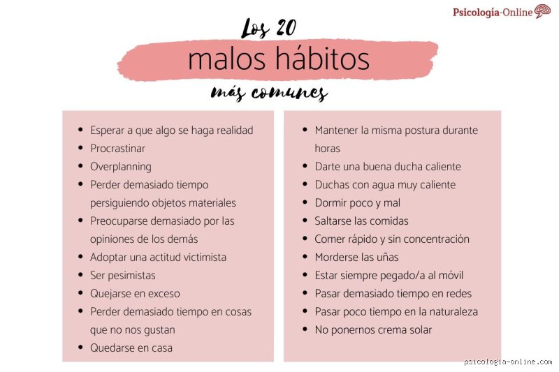 ¿Cuáles son los malos hábitos para la salud mental que destruyen tu bienestar diario sin darse cuenta?