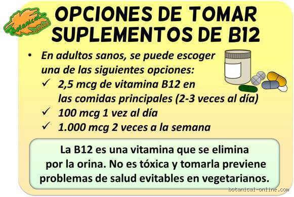 ¿Cuántas pastillas de vitamina B12 debo tomar para evitar el agotamiento y proteger mi sistema nervioso?