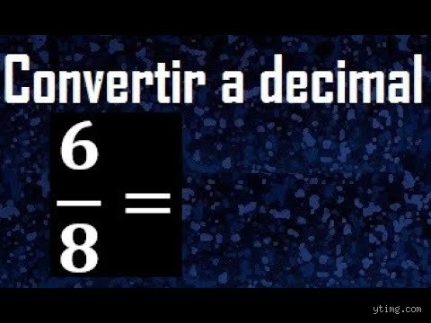 ¿Cuánto es 6 de 8?