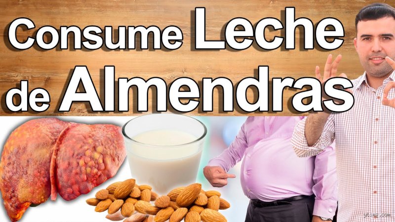 ¿Leche de almendras es mala para el hígado? La verdad detrás de esta tendencia vegetal y sus efectos hepáticos