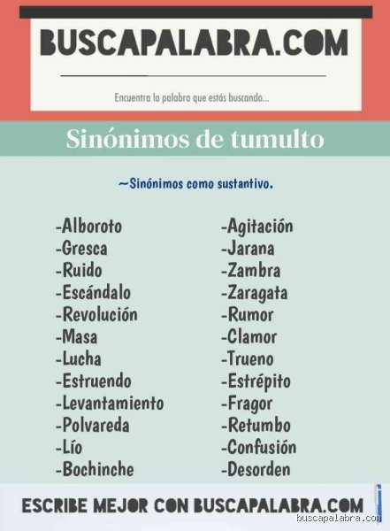 ¿Cuál es el sinónimo de tumulto? Guía definitiva para enriquecer tu vocabulario con precisión léxica y estilo