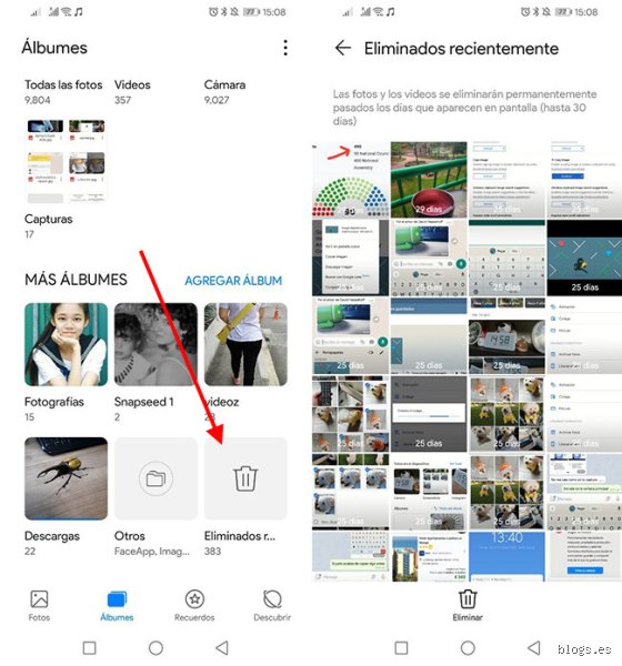 ¿A dónde van las fotos eliminadas de la papelera? El destino oculto de tus archivos digitales