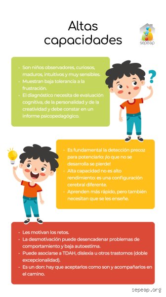 ¿A qué edad se detectan las altas capacidades intelectuales en la infancia y la adolescencia?