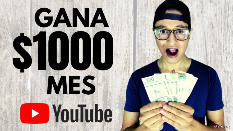 ¿Cómo ganar 1000 dólares al mes en YouTube sin vender tu alma ni arruinar tu salud mental?
