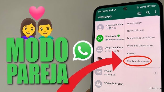 Cómo hago para vincular el WhatsApp de mi pareja en mi celular de forma segura y transparente