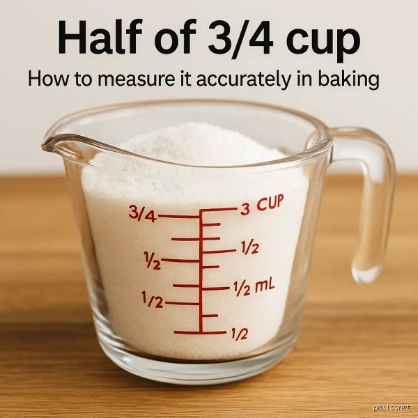 ¿Cómo medir la mitad de 3/4 de cucharadita sin perder la cordura en la cocina?