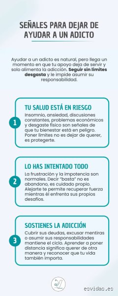 ¿Cómo poner límites a un adicto sin morir en el intento mientras salvas tu propia cordura y dignidad?