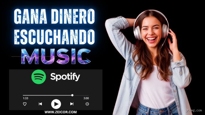 ¿Cómo puedo recibir dinero por escuchar Spotify y ganar ingresos extra reales desde casa?