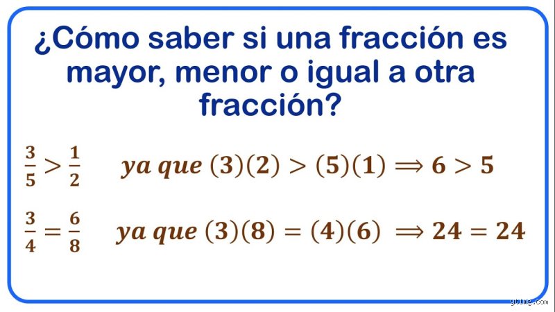 El arte de comparar quebrado: ¿Cómo saber cuándo la fracción es mayor o menor de forma infalible?