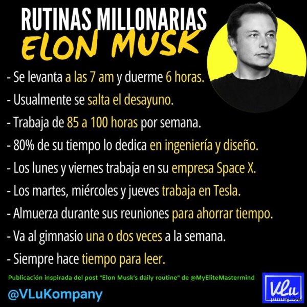 ¿Cuál es el hábito de Elon Musk que realmente separa al genio de la locura operativa?