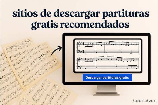 ¿Cuál es la mejor página para descargar partituras gratuitas y de pago en internet hoy?