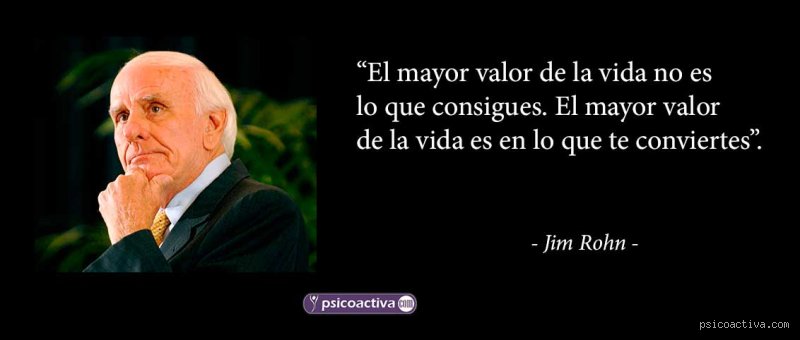 ¿Cuál es una frase poderosa de Jim Rohn que realmente puede transformar tu trayectoria financiera y personal hoy mismo?