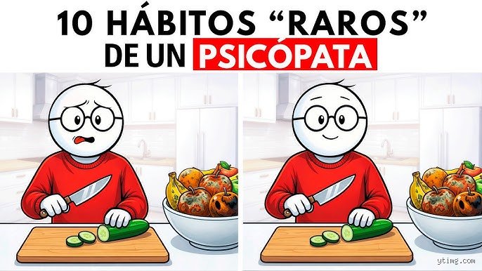 ¿Cuáles son los hábitos extraños de un psicópata?