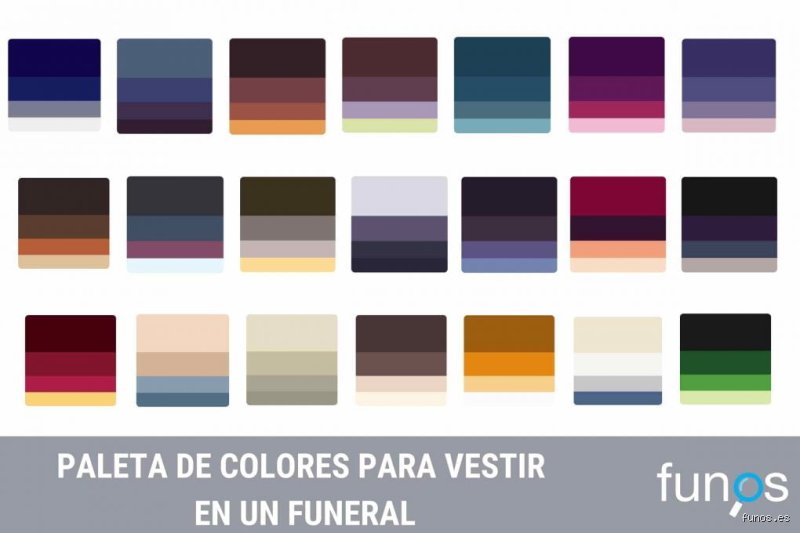 ¿Cuáles son los tres colores que no se deben usar en un funeral? Guía experta sobre protocolo y respeto cromático