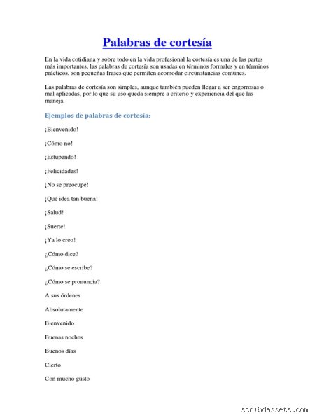 El arte de la convivencia civilizada o ¿cuáles son tres palabras de cortesía? que salvan cualquier situación social