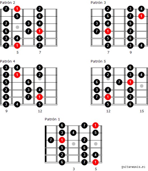 Dominar el mástil: Guía definitiva sobre cuál es el patrón de la escala de La mayor en una guitarra