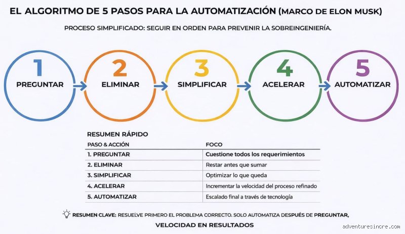 Por qué los 5 principios de Elon Musk para fabricar cosas imposibles están dinamitando la ingeniería tradicional