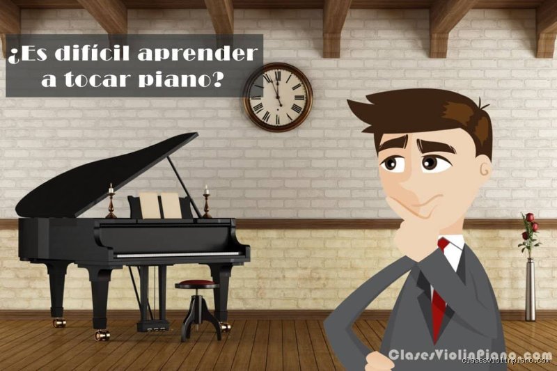 ¿Es difícil aprender a tocar el piano?