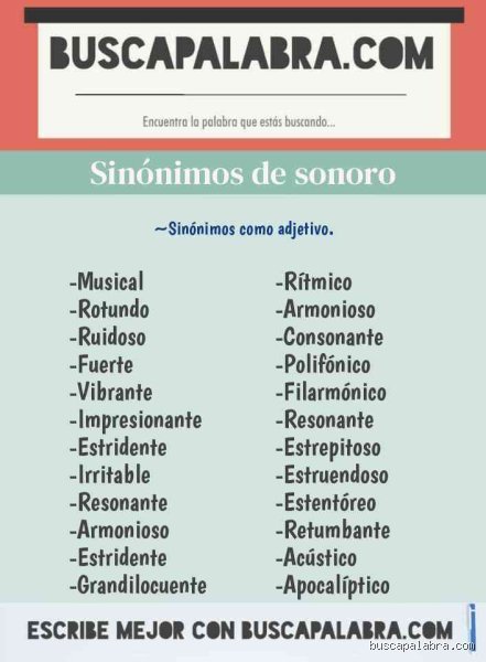 Guia definitiva para encontrar el mejor sinonimo sonido fuerte en la lengua espanola
