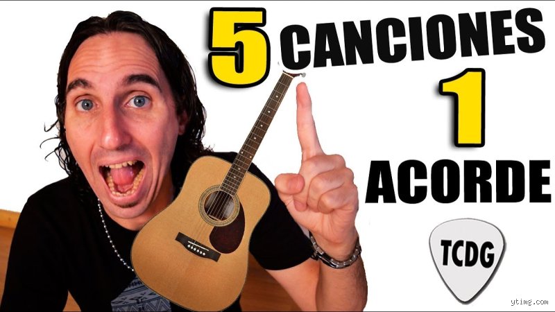 ¿Cuáles son 5 canciones fáciles para tocar la guitarra?