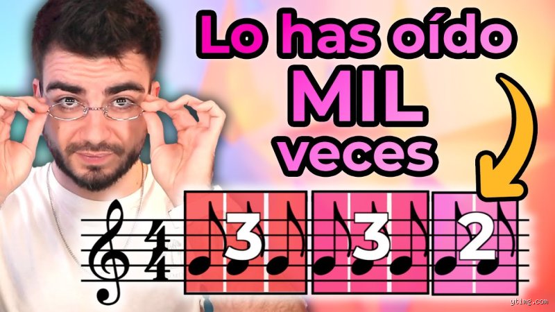 ¿Cómo se llama el ritmo 3 3 2?