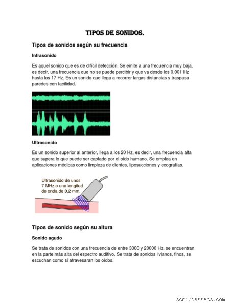 ¿Cuáles son los 7 tipos de sonido? La clasificación que pocos conocen