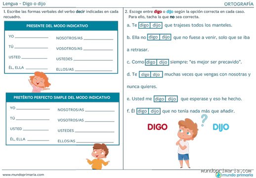 ¿Cómo se dice te dijo o te digo de manera correcta en el idioma español actual?