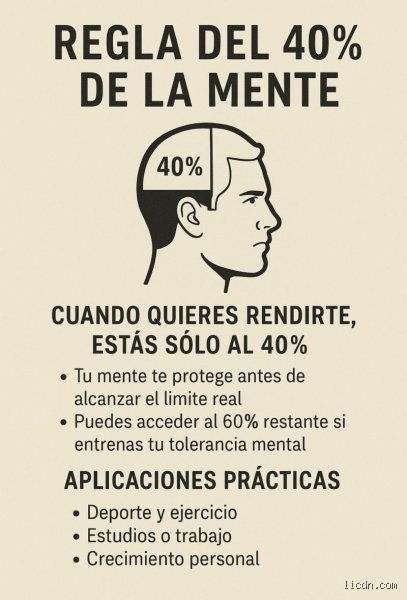 ¿Cuál es la regla del 40 de la mente y cómo transforma nuestra resistencia frente al agotamiento extremo?