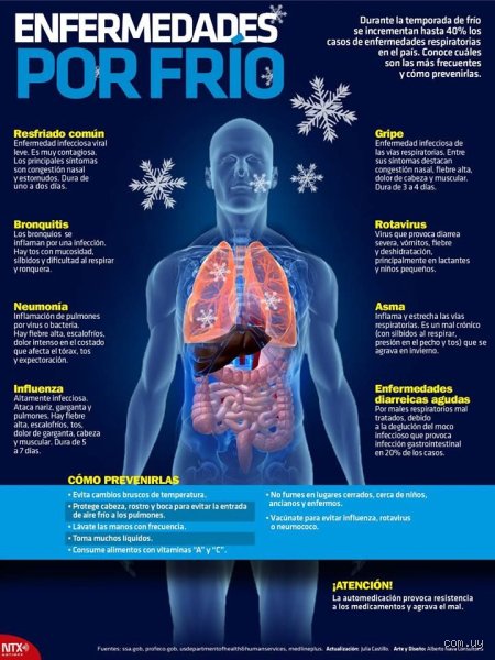 ¿El aire frío empeorará la neumonía? Desmontando los mitos y realidades sobre las bajas temperaturas y la salud pulmonar