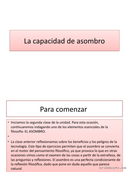 ¿Cómo se le dice a la capacidad de asombro y por qué el asombro es el motor invisible que mueve el mundo?