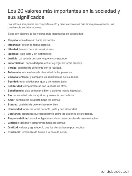 Guía maestra sobre los pilares del comportamiento humano: ¿Cuáles son los 20 valores morales que realmente definen nuestra sociedad actual?