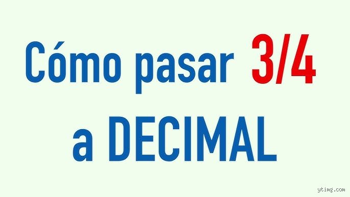 ¿Cómo convertir 3/4 en una fracción y por qué este rompecabezas numérico sigue siendo el rey de la aritmética?
