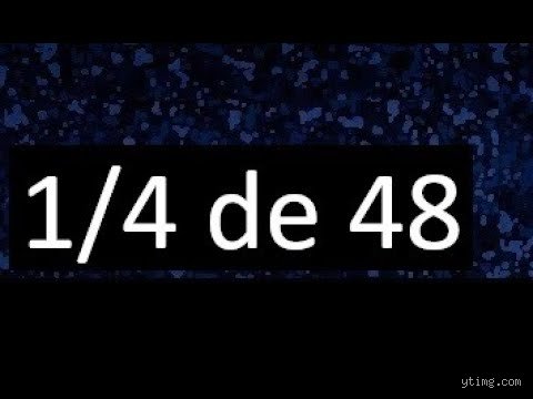 Descubre la ruta infalible sobre cómo sacar 1/4 de 48 sin perderte en el laberinto de los números