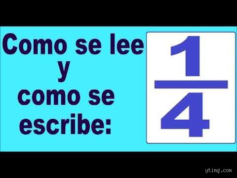 ¿Cómo se dice en fracción 1/4? Guía maestra sobre la lectura, escritura y el alma de los números partidos
