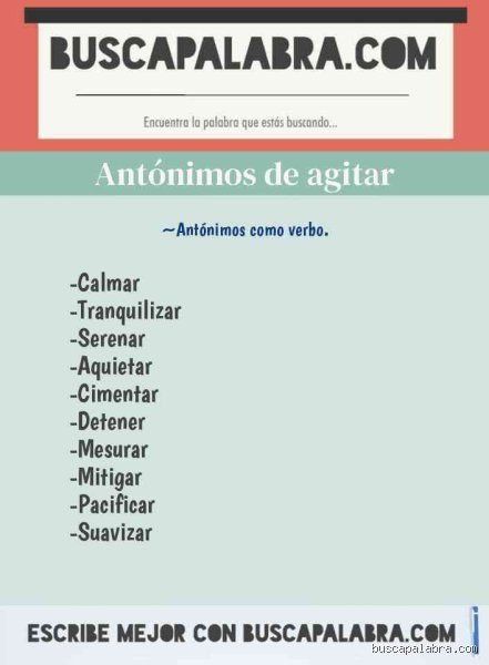 De la física de fluidos al lenguaje cotidiano: ¿cuál es el opuesto de agitar en la ciencia y el habla?