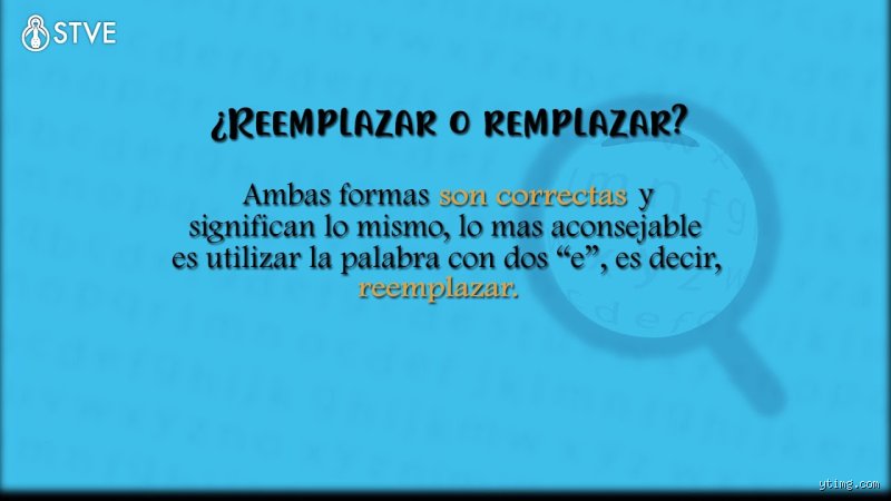 ¿Qué otra palabra reemplaza?