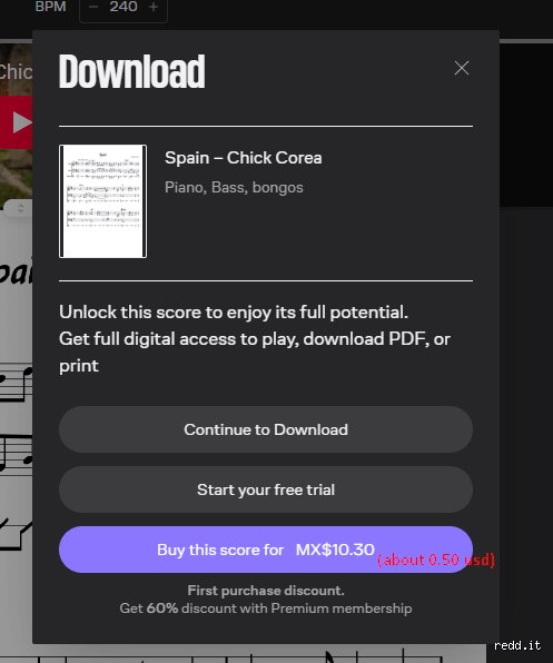 ¿Se puede usar una cuenta de MuseScore sin pagar realmente nada hoy en día?