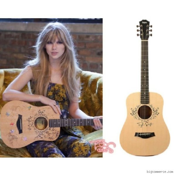 ¿Taylor Swift toca una guitarra de 3/4?